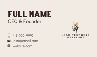 Royal Lion Crown Business Card Image Preview