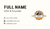 Bulldozer Equipment Construction Business Card Preview