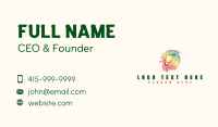 Reggae Lion Dreadlocks Business Card Design