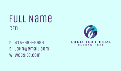 Professional Sphere Business Business Card Image Preview