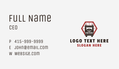 Delivery Truck Transport Business Card Image Preview
