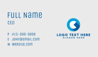 Game Letter C Business Card Image Preview