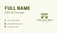 Shovel Leaf Gardening Business Card Preview