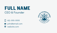 Anchor Wheel Emblem Business Card Image Preview