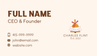 Ribbon Bell Ornament Business Card Image Preview