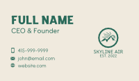 Mountain Sunrise Summit Badge Business Card Image Preview