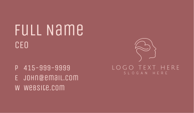 Mental Mind Support Business Card Image Preview