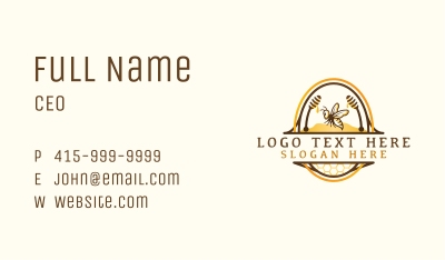 Honey Bee Hive Business Card Image Preview