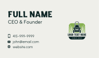 Lawn Mower Grass Landscaping Business Card Image Preview