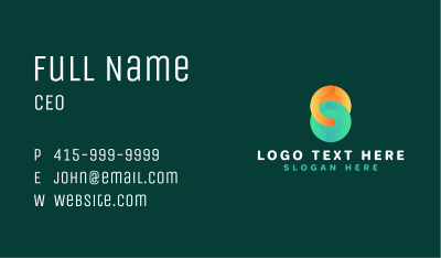 Cyber Startup Company Business Card Image Preview