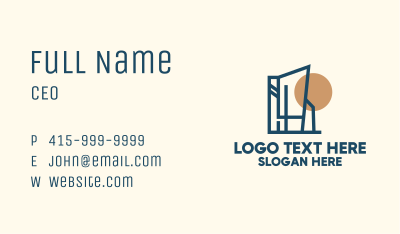 City Building Construction  Business Card Image Preview