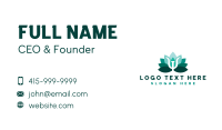 Psychology Lotus Therapy Business Card Image Preview