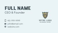 Royal Crown Shield Business Card Image Preview