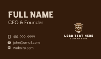 Hipster Old Man Hat Business Card Image Preview