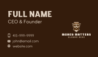 Hipster Old Man Hat Business Card Image Preview
