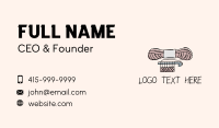 Crochet Yarn Hook Business Card Image Preview