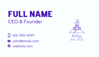 Cloud Castle Tower Business Card Image Preview