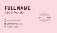 Flower Garden Wedding Business Card Image Preview