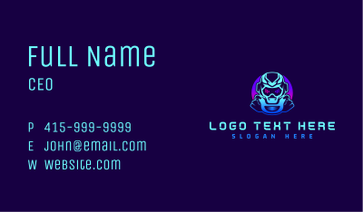Space Robot Astronaut Business Card Image Preview