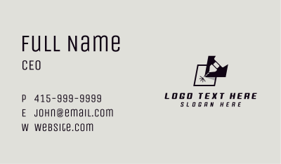 Laser Spark Ironwork Business Card Image Preview