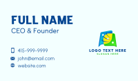 Telecommunication Messaging App Business Card Preview