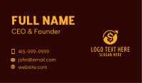 Dollar Coin Arrow Business Card Image Preview