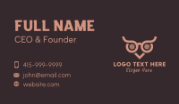 Owl Sushi Restaurant Business Card Preview