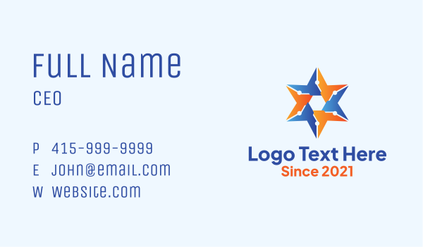 Pen Star Publishing  Business Card Design Image Preview