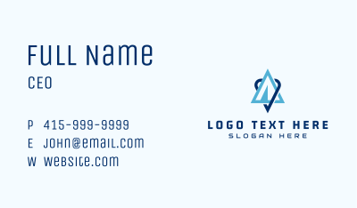 Arrow Logistic Shipping Business Card Image Preview
