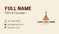 Traditional Broomstick Business Card Image Preview