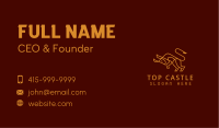 Monoline Bull Firm Business Card Image Preview