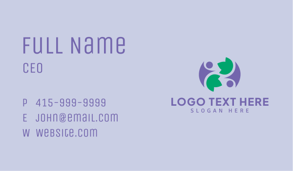 Herbal Lifestyle Human Business Card Design Image Preview