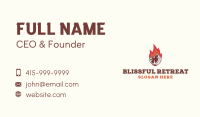 Fire Beef Steakhouse Business Card Design