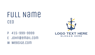 Letter S Sea Ship Company Business Card Image Preview