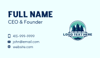 Pine Tree Mountain Forest Business Card Image Preview