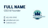 Pine Tree Mountain Forest Business Card Image Preview