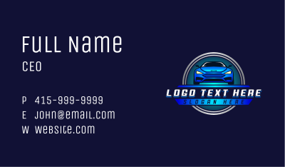 Car Sedan Automotive Business Card Image Preview