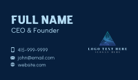 Elegant Pyramid Triangle Business Card Preview