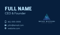 Elegant Pyramid Triangle Business Card Image Preview