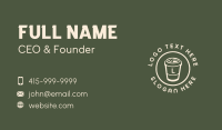 Barista Coffee Espresso Business Card Preview