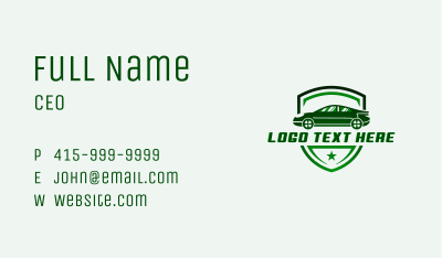 Automobile Vehicle Transportation Business Card Image Preview