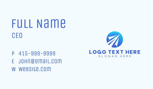 Airplane Flight Travel Business Card Design Image Preview