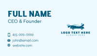 Blue Car Cleaning Business Card Design