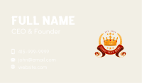 Luxury King Crown Business Card Design