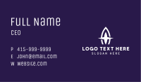 Rocket Star Letter A Business Card Image Preview