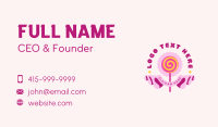 Sweet Lollipop Candy Business Card Preview