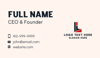 Letter L Company Business Card Image Preview