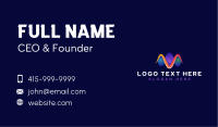Tech Sound Wave DIgital Business Card Image Preview