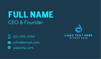 Droplet Water Plumbing Business Card Image Preview