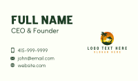 Beach Tropical Resort Business Card Image Preview
